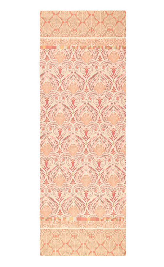 Bassetti Tischläufer Twill NAIROBI aus Baumwolle in Rot mit floralem Muster - Bild 1