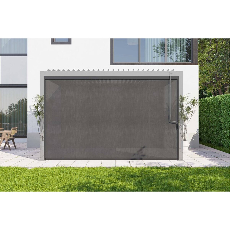 Aluminium Rollo in Anthrazit B/H/T: 8,5 x 231,5 x 371 cm - Bild 2