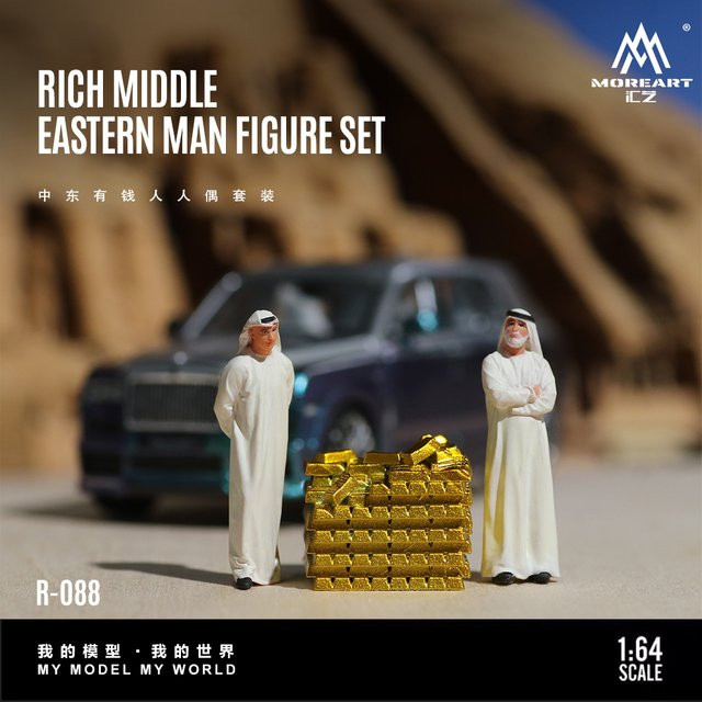 MoreArt Richman Puppen-Resin-Modellset, 1:64, Resin - Bild 1