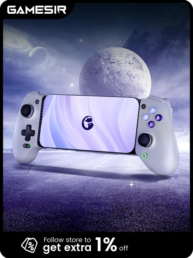 GameSir G8 Mobile Gamepad Hall-Effekt-Gamecontroller für iPhone 15 und Android-Smartphones zur Nutzung mit Xbox Game Pass sowie STADIA XCloud Cloud Gaming - Bild 6