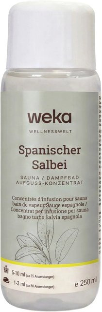 WekaPur Sauna- und Dampfbadduft Spanischer Salbei, Transparent - Bild 1