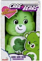 Simba Care Bears Glücksbärchi Kleeblatt Kuscheltier Plüsch Grün, Höhe: 35 cm - Bild 1