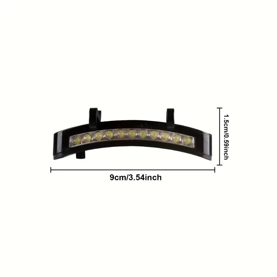 Heinast LED-Stirnlampe zum Aufstecken für Outdoor, Camping und Angeln, Betrieb mit 3 x AAA-Batterien - Bild 6