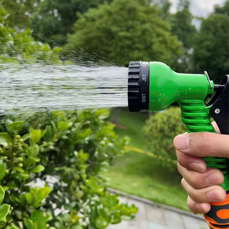7-Funktionen Hochdruck-Sprühpistole für Garten und Autowäsche in Grün - Bild 4