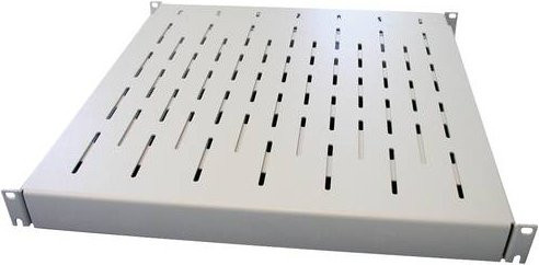 Apranet 26519210 Netzwerkschrank-Einschubsystem 19 Zoll, 1 HE, Lichtgrau - Bild 1