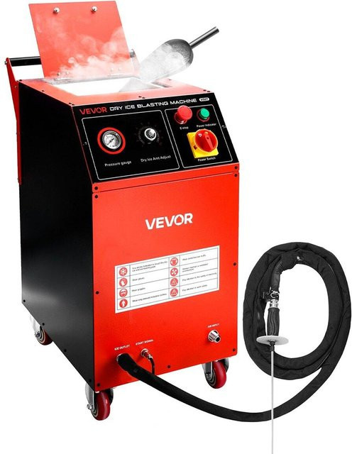 Buying Solutions MB Trockeneisstrahlmaschine in Rot mit 7,5 kg Kapazität, 4 Düsen und einstellbarem Druck sowie einstellbarer Trockeneismenge - Bild 1
