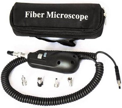 Softing Digitales Glasfaser-Prüfset USB mit digitalem Mikroskop WX_FX_INSP_KIT in Schwarz - Bild 1