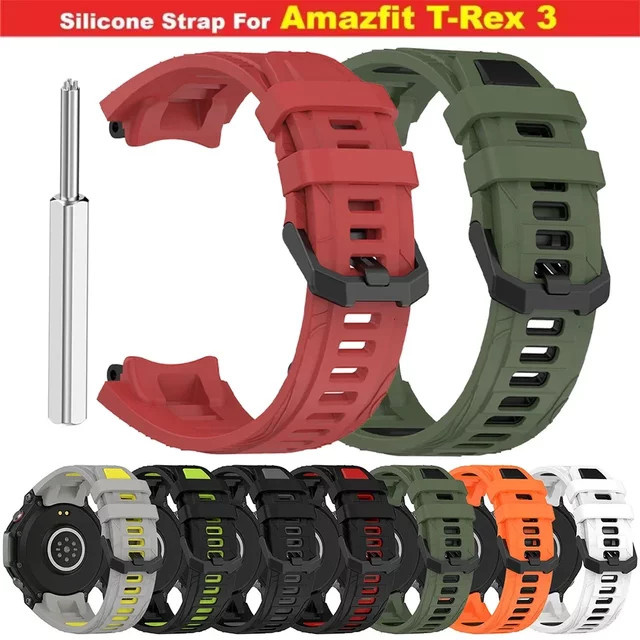 OAKCHARM Uhrenarmband Silikon, Weiß, Unisex - Bild 1