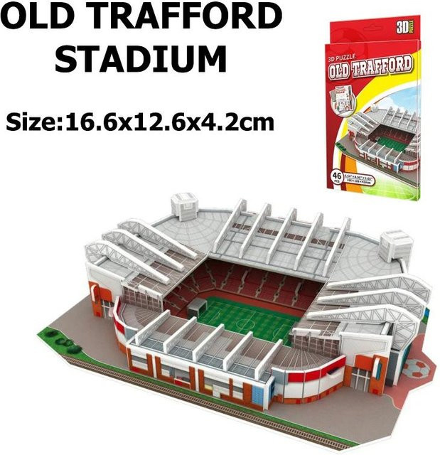 Fashnics Miniatur-Fußballfeld 3D DIY Modellbausatz Fußball ab 12 Jahren - Bild 1