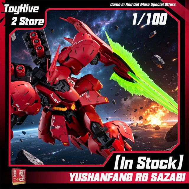 YUSHANANG RG SAZABI MSN-04 Actionfigur, Bausatz, Maßstab 1:100, Kunststoff - Bild 1