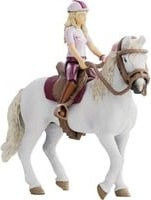 Schleich Horse Club Spielfigur Sofia & Blossom, braunes Pferd - Bild 1