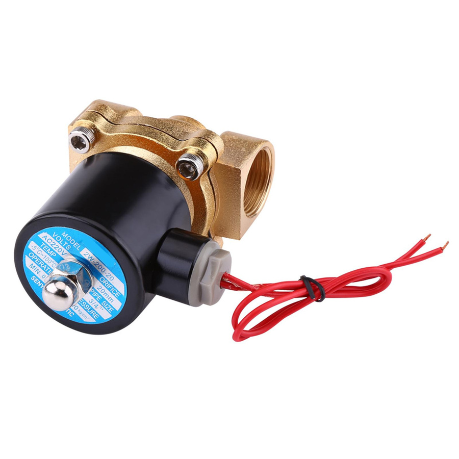Elektrisches Magnetventil von TOMTOP JMS mit Zinklegierungskörper für Wasser, Öl, Luft und Gas, AC 220 V, 34 NC - Bild 2
