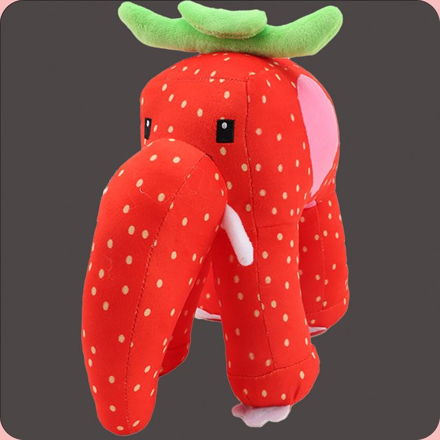 STEAL A BRAINROT Erdbeer-Elefant-Plüschtier, Rosa Pink Rot - Bild 1