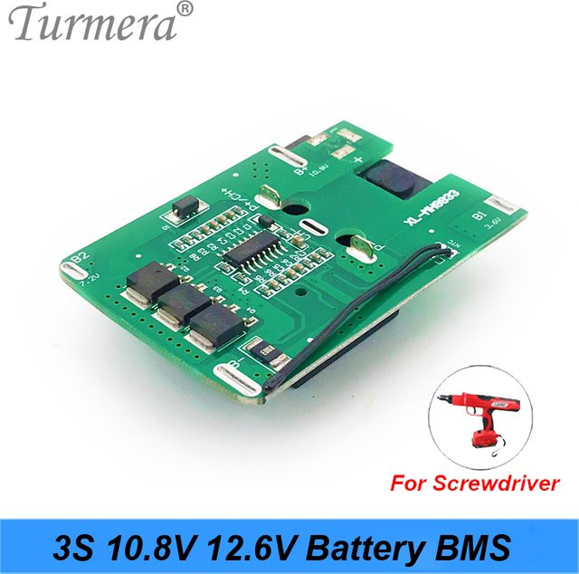 Turmera BMS 3S Schutzplatine für Li-Ionen-Lithium-Akkus 12,6V 10,8V 30A in Grün - Bild 1