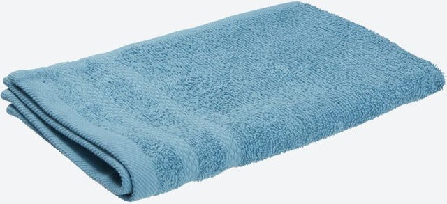 NKD Frottee-Gästetuch Classic aus Baumwolle, Blau, B/H: 30 x 50 cm - Bild 1
