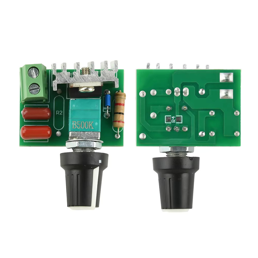 diymore PWM Motorgeschwindigkeitsregler Modul mit Schalteranschluss AC 220V 4A 500W einstellbarer Drehzahlregler - Bild 3