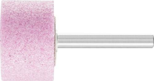 PFERD STEEL EDGE Schleifstift Zylinder Ø 32 x 20 mm, Schaft-Ø 6 mm, A46 für Stahl und Stahlguss, Pink - Bild 1