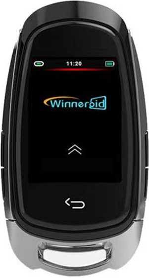 velotechrudy SK05 LCD Smart Auto Schlüssel Fernbedienung in Schwarz für Audi, BMW, Benz, Ford, Toyota, Honda, BYD, Tesla, Land Rover, Lamborghini und Volkswagen - Bild 1