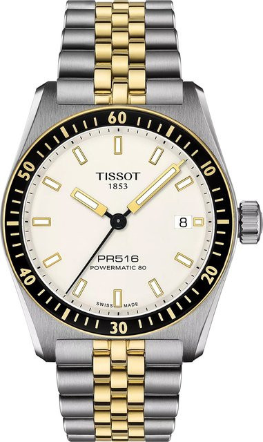 Tissot Herrenuhr PR516, Automatik, Edelstahl, 38 mm, 10 ATM - Bild 1