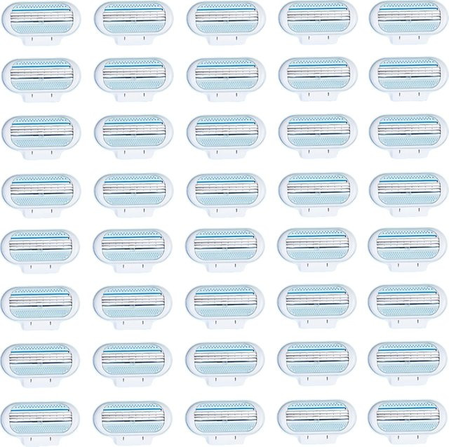 3-lagige Damen Rasierklingen Nachfüllungen Comfort Glide, Blau - Bild 1