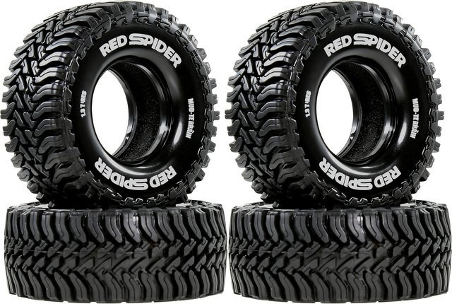 RS RC Crawler-Reifen mit Schaumstoffeinsätzen, 68mm All-Terrain, Zubehör - Bild 1