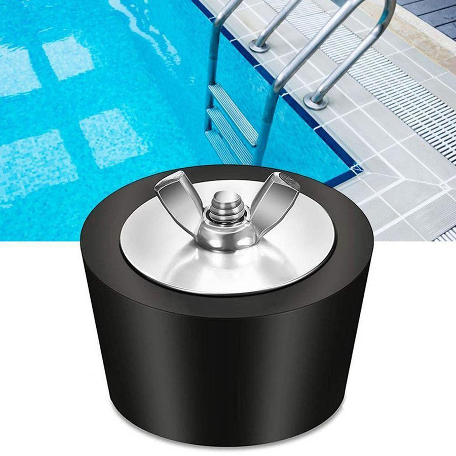 Uiaoping Pool-Überwinterungsstopfen aus Gummi in Schwarz, Durchmesser: 38 mm - Bild 6
