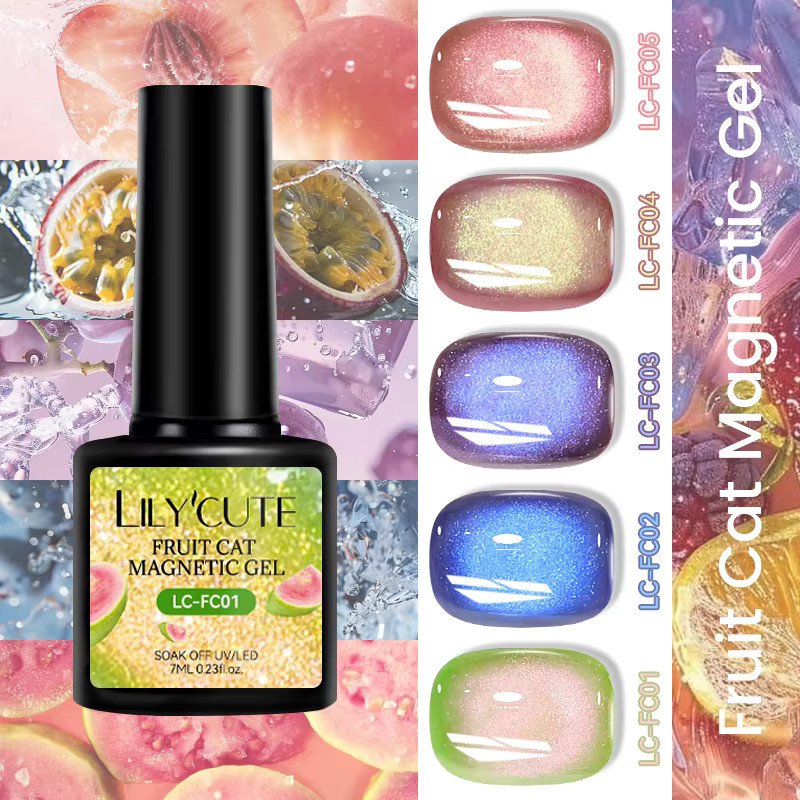 LILYCUTE Cat-Eye-Gel Nagellack, 7 ml, schimmernd - Bild 2