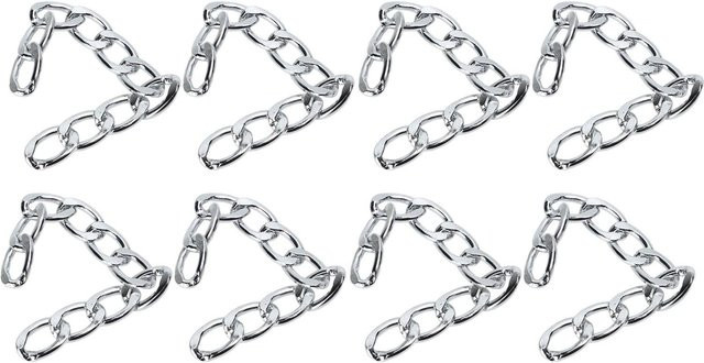 OutsideWorld Curb Chain Aluminium, silber, 10 Meter - Bild 1