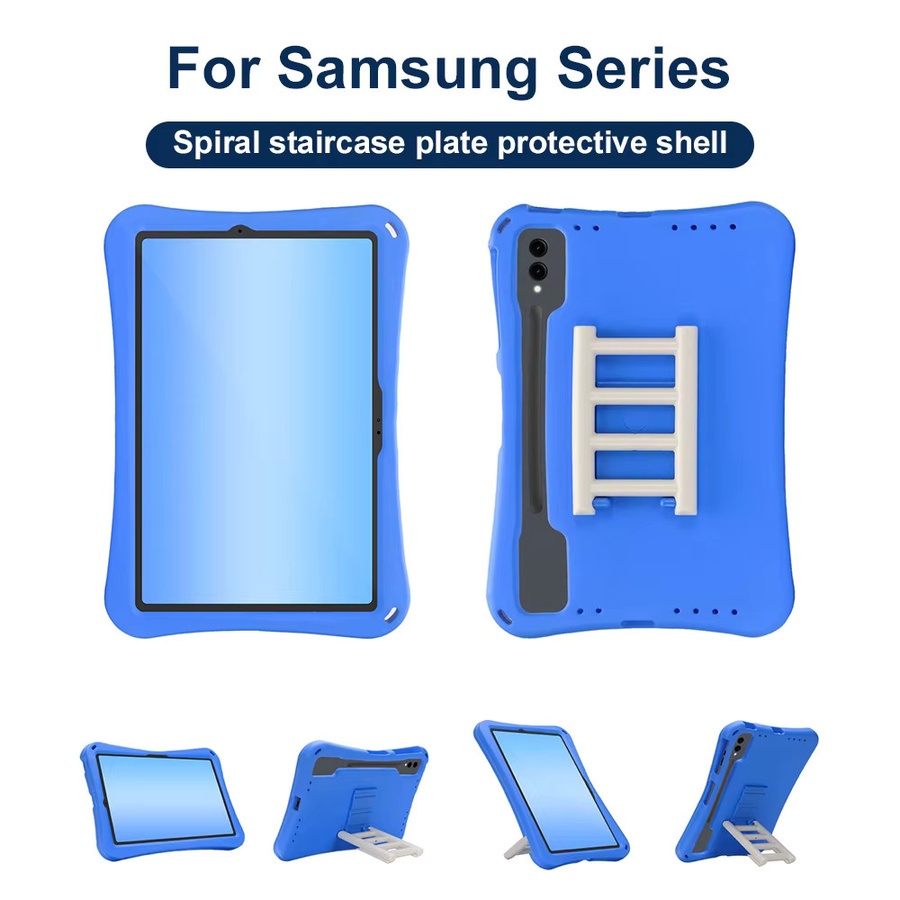 Stoßfeste EVA-Schutzhülle für Samsung Galaxy Tab von AKABEILA in Blau oder Lila - Bild 5