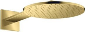 Hansgrohe Axor Kopfbrause 300 2jet mit Brausearm in Gold, Rund, Wandmontage - Bild 1