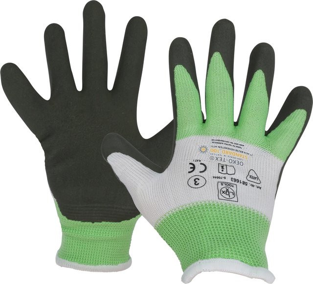 LUX-TOOLS Kinderhandschuh ThinkGreen in Grün, Größe 4-6 - Bild 1