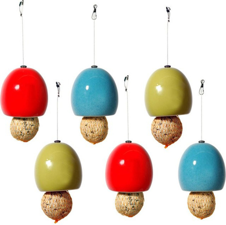 Luxus-Vogelhaus Keramik-Futterspender Knödel