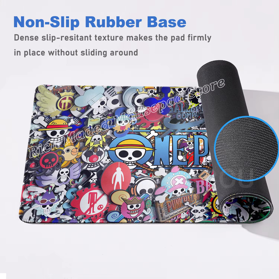Potdemiel Anime Gamer XXL Gaming-Mauspad Speed Gummi in Multicolour - Bild 3