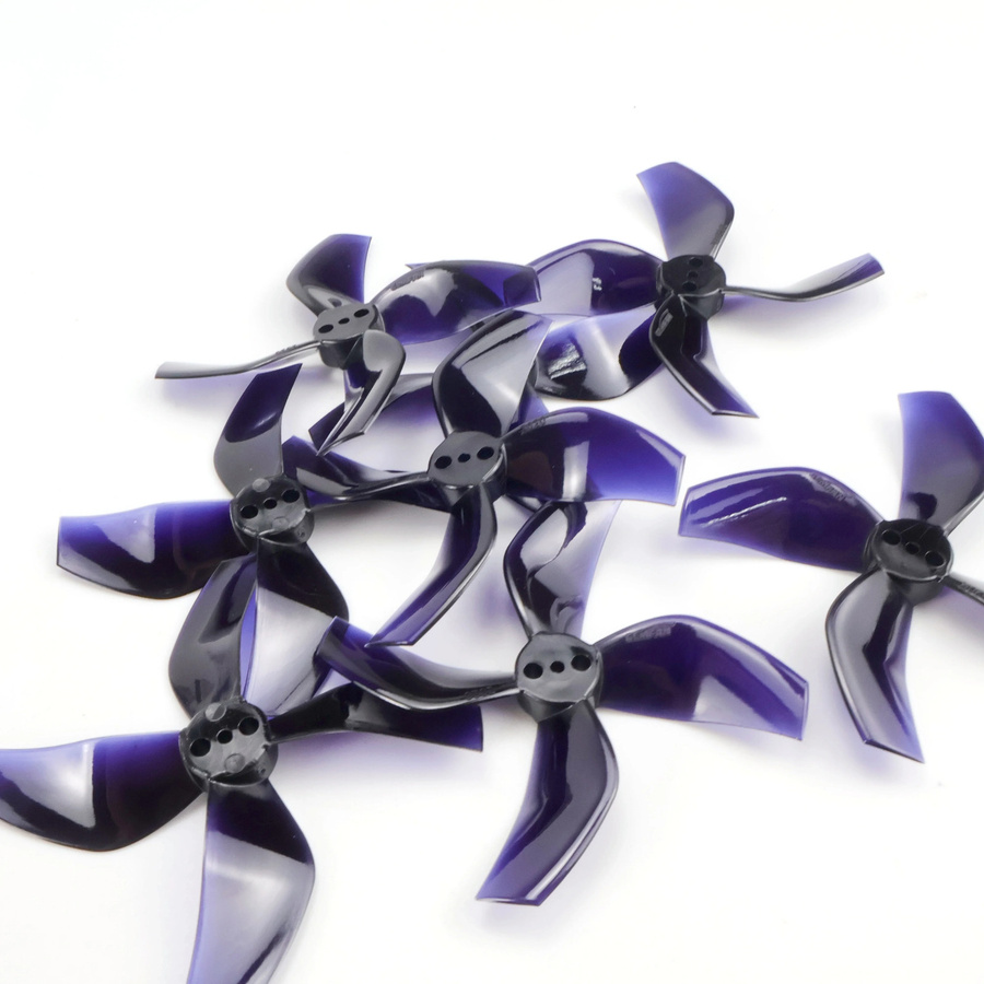 Gemfan Propeller, 20 Paar, 2 Zoll, 4-Blatt-PC, Kunststoff, Bunt / Mehrfarbig - Bild 2