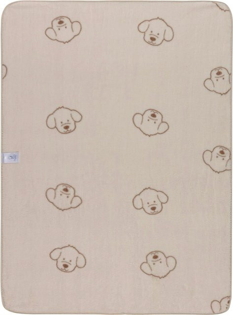 Sterntaler Babydecke Plüsch Beige Floral B/H: 75 x 100 cm - Bild 1