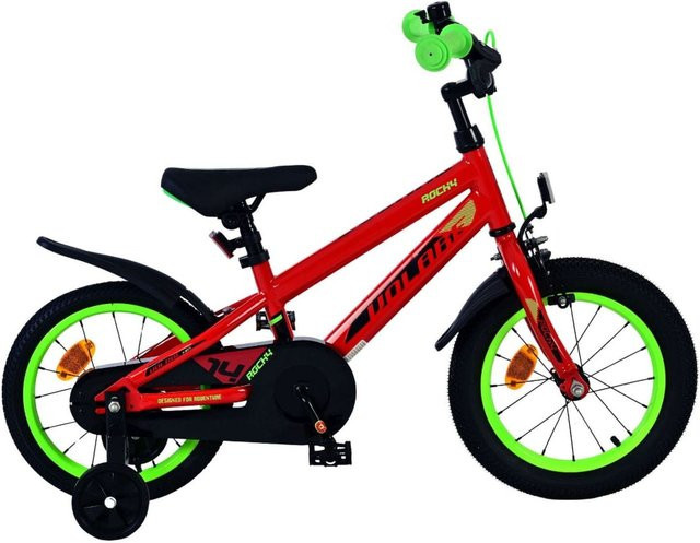 VOLARE Rocky Kinderfahrrad, 14 Zoll, rot - Bild 1
