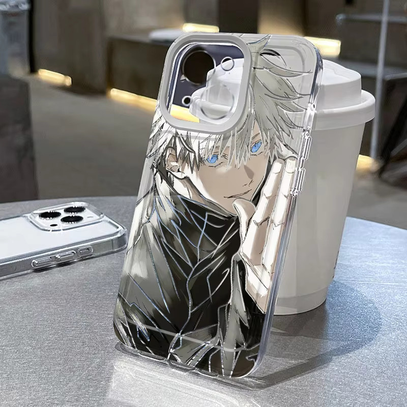 Gojo Satoru Soft Clear Case Schutzhülle für iPhone 11 bis iPhone 15 Pro Max, transparent - Bild 4