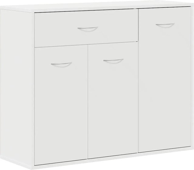 vidaXL Sideboard Weiß aus Holzwerkstoff, B/T/H: 88 x 30 x 70 cm - Bild 1