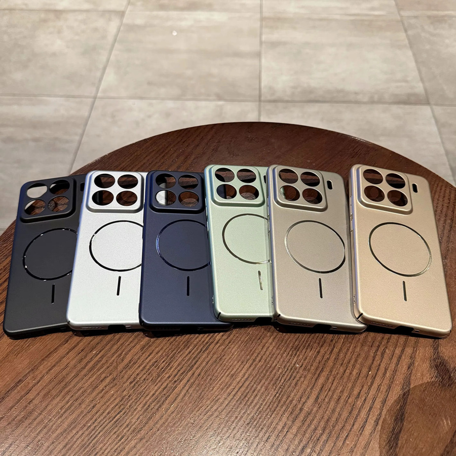 Ultra Slim Magnetische Schutzhülle für Xiaomi Mi 15 und Xiaomi 14 Ultra Pro mit MagSafe und Kameraschutz in Grün - Bild 3