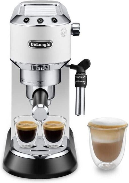 De'Longhi Dedica Style Espressomaschine EC 685.W in Weiß und Silber - Bild 2