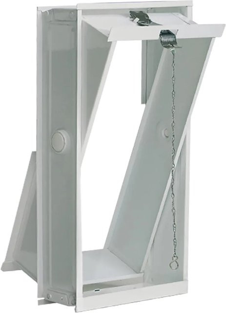 Fuchs Design Lüftungsflügel für 19er Glasstein doppelt, Farbe Weiß, B/T/H: 21,7 x 43,5 x 9,0 cm - Bild 1