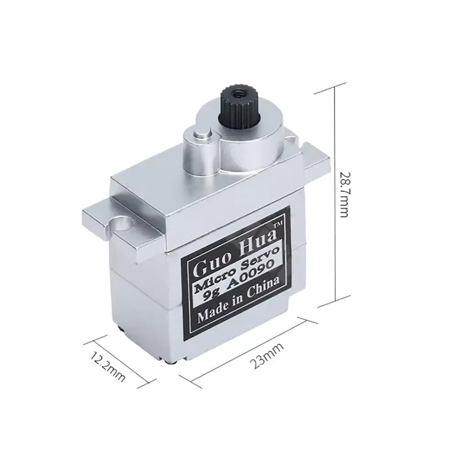 Skyquist Micro Servo Metallgehäuse für RC Starrflügel Flugzeug Trex 450 Hubschrauber Boot Auto Roboter 1/5/10-teiliges Set - Bild 2