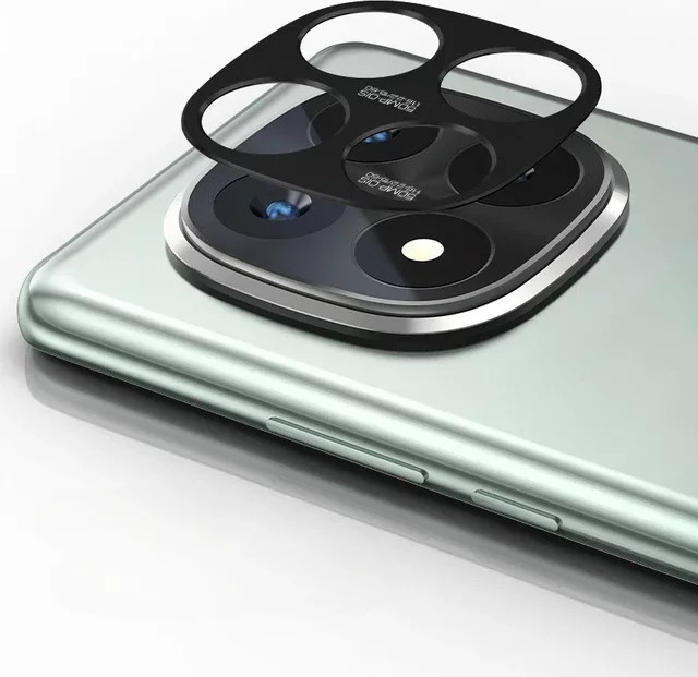 Xiaomi Poco X7 Kamera Objektiv Abdeckung aus Aluminiumlegierung in Schwarz - Bild 1
