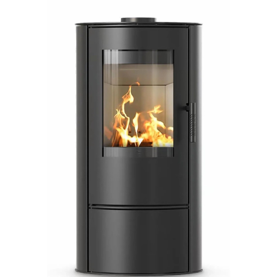 ILDNORD Kaminofen LOKI Ovaler Holzofen in Schwarz mit 5,5 kW Leistung, B/T/H: 115,0 x 52,4 x 101,6 cm - Bild 2