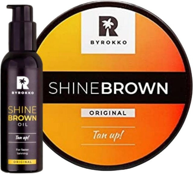 Byrokko Shine Brown Bräunungsöl Creme, 190 ml, Unisex - Bild 1