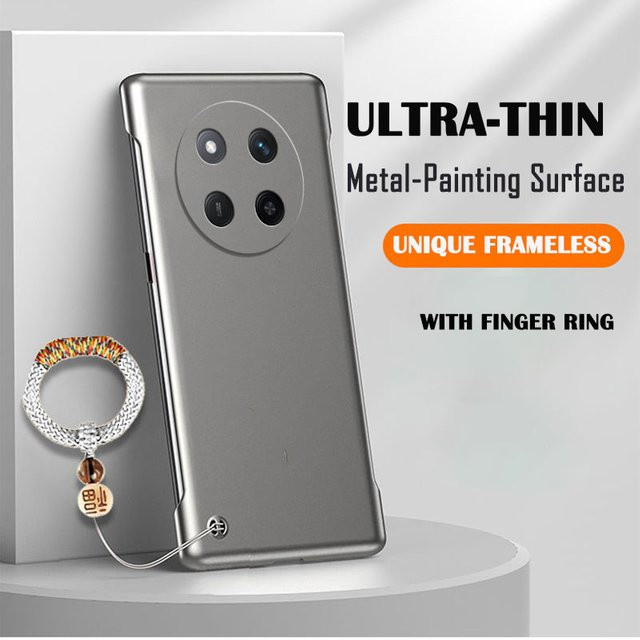 Schutzhülle für HONOR MAGIC 6 7 8 Pro Lite X9B X9C X9D aus mattem Hart-PC, Rahmenloses Design, stoßfest, Farbe: Grün - Bild 1