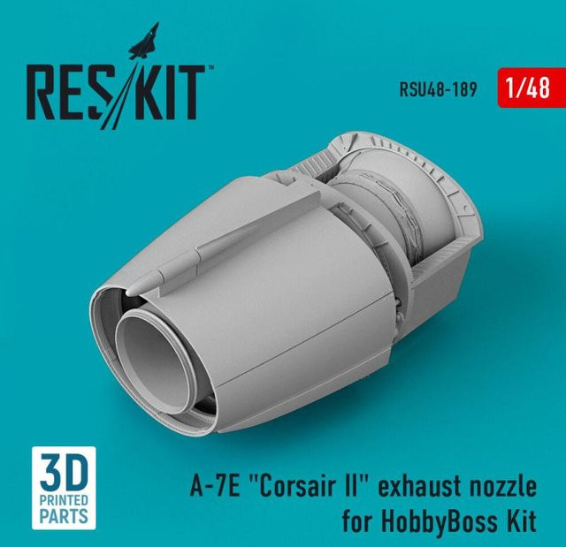 HobbyBoss A-7E Corsair II exhaust nozzle, 3D Printed - Bild 1