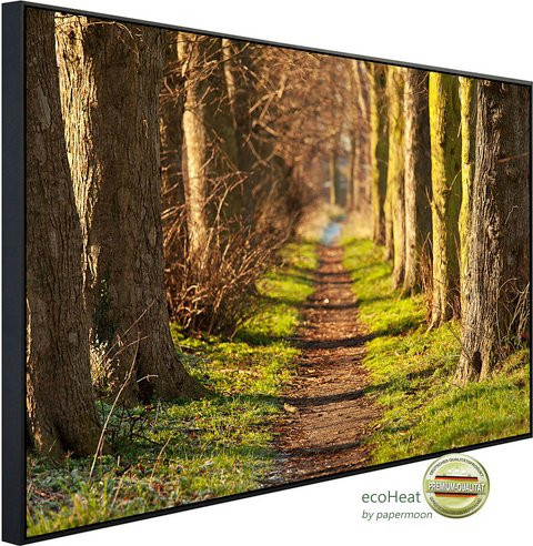 papermoon Infrarotheizung EcoHeat Forest Walk Tunnel mit Matt-Effekt in Bunt, App-Steuerung und Überhitzungsschutz - Bild 1