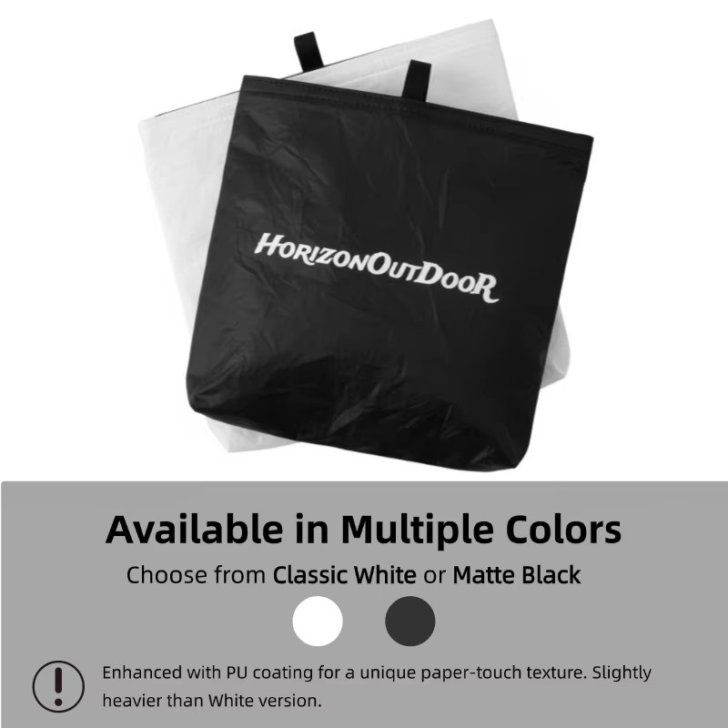 HODR GEAR Outdoor Tyvek Isolierte Lebensmitteltasche in Weiß für gefriergetrocknete Mahlzeiten und Campingausrüstung - Bild 5