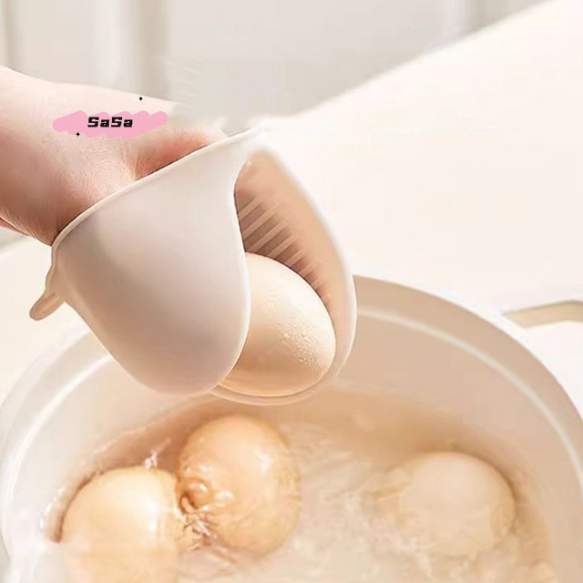 YOWEI Paar hitzebeständige Silikonhandschuhe, rutschfeste Ofenhandschuhe zum Backen und Kochen - Bild 1